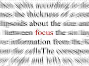 focus and attention